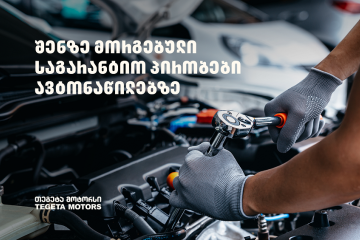 „თეგეტა მოტორსში“ შეძენილ ავტონაწილებზე უპრეცედენტო საგარანტიო პირობები მოქმედებს
