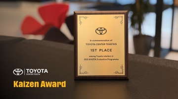 „ტოიოტა ცენტრი თეგეტამ“ Kaizen Award-ის ჯილდო ზედიზედ მეორედ მოიპოვა