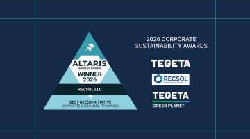 RECSOL-მა Altaris-ის „საუკეთესო მწვანე ინიციატივის“ ჯილდო მიიღო - „თეგეტა ჰოლდინგის“ მხარდაჭერით საქართველოში საბურავების გადამმუშავებელი საწარმო შენდება