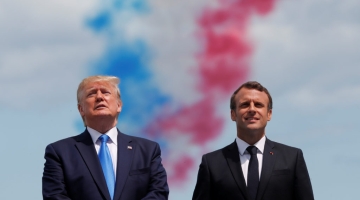 "დავურეკე მაკრონს, რომელსაც ცოლი ცუდად ექცევა და ყბაში დარტყმისგან სრულად გონს არ მოსულა და ვუთხარი..."