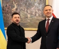 უკრაინის პრეზიდენტი, ვოლოდიმირ ზელენსკი პოლონეთის პრეზიდენტს, კაროლ ნოვროცკის შეხვდა