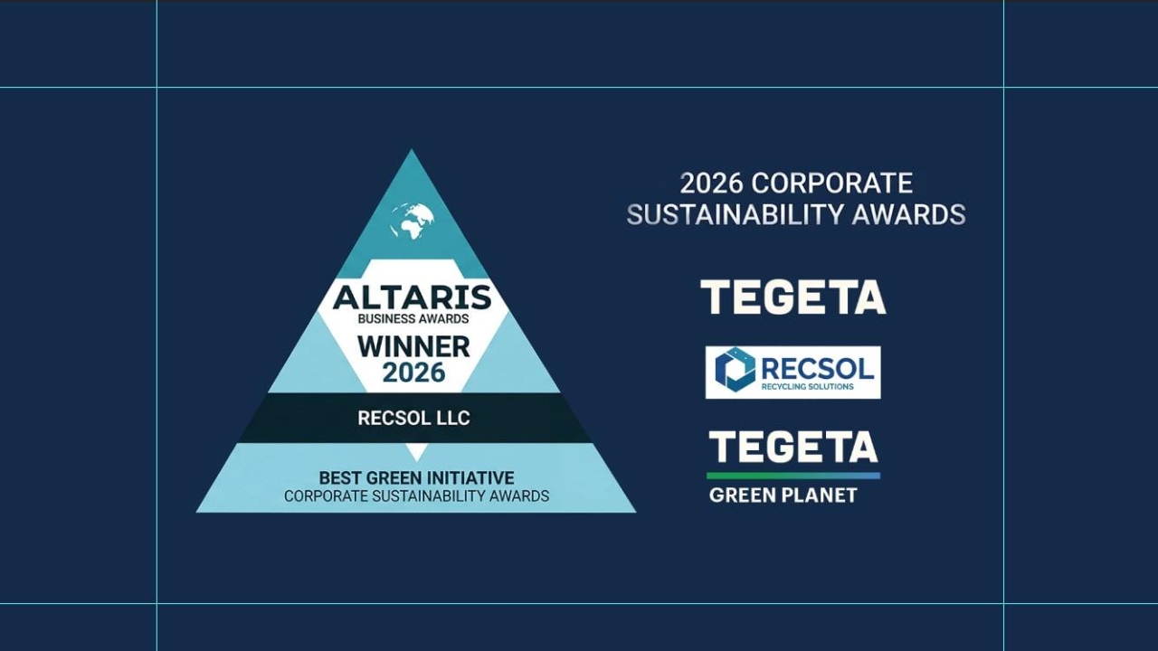 RECSOL-მა Altaris-ის „საუკეთესო მწვანე ინიციატივის“ ჯილდო მიიღო - „თეგეტა ჰოლდინგის“ მხარდაჭერით საქართველოში საბურავების გადამმუშავებელი საწარმო შენდება
