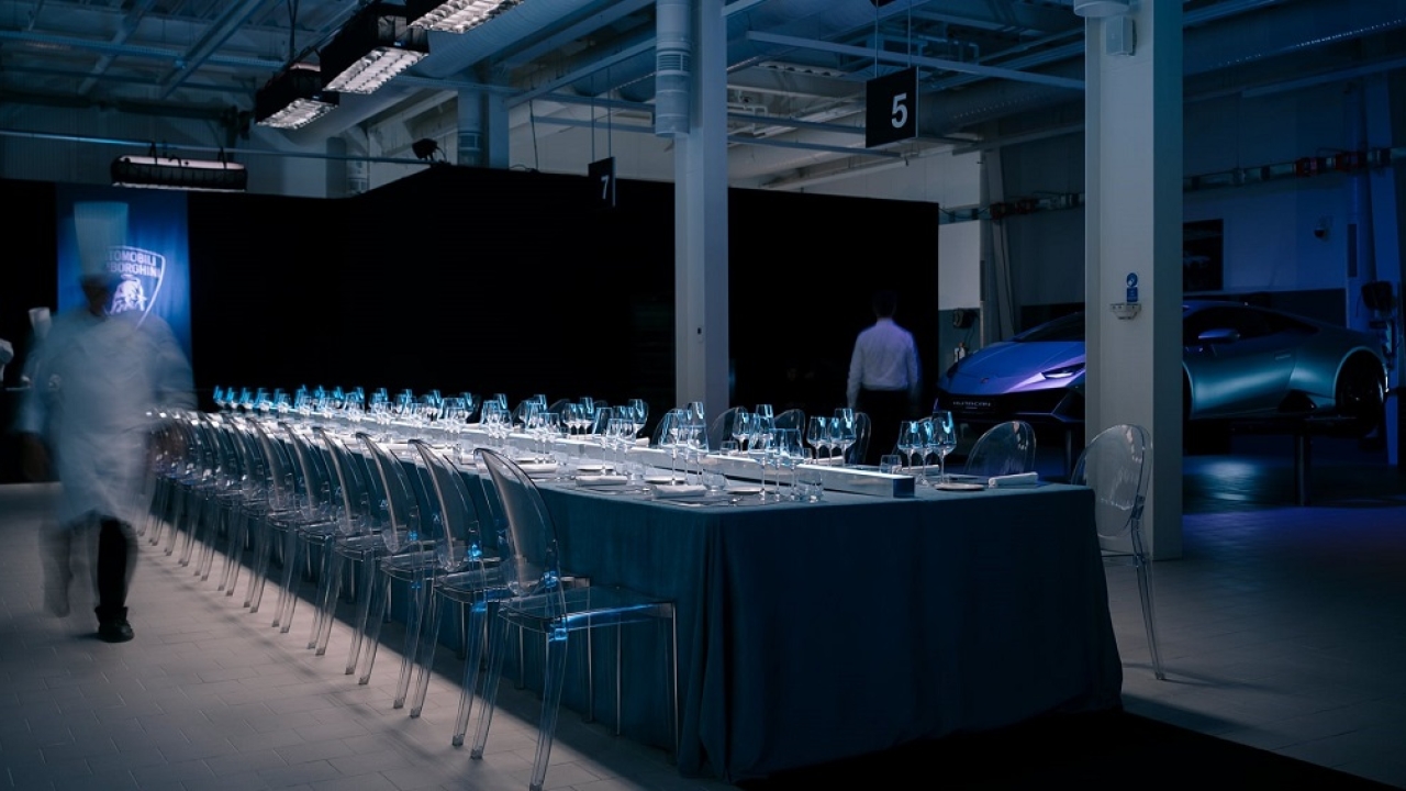 Beyond Taste - Lamborghini Tbilisi-ს ექსკლუზიური ვახშამი სერვისცენტრში