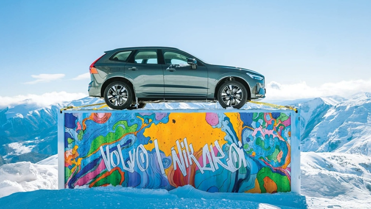 Volvo-ს უნიკალური არტინსტალაცია გუდაურში - „ვოლვო ქარ საქართველოსა“ და Nikakoi-ს კოლაბორაცია მდგრადი მომავლისთვის