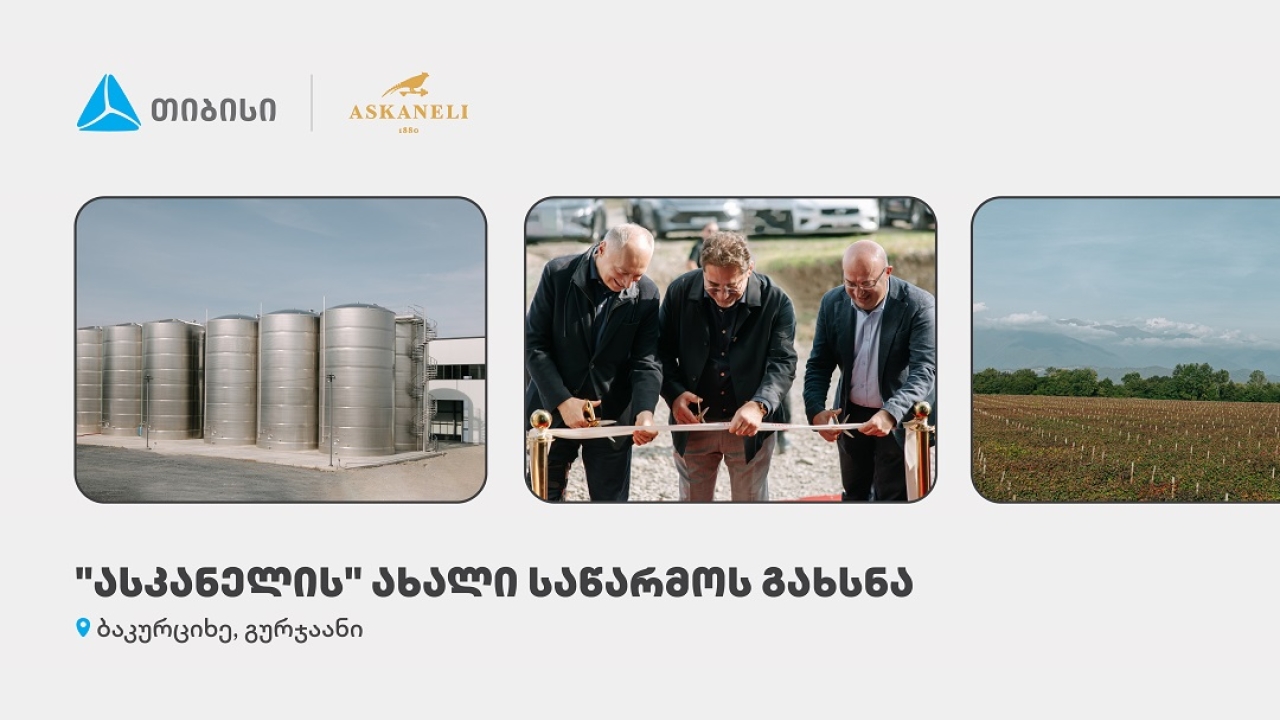 თიბისის მხარდაჭერით, ბაკურციხეში “ასკანელის” ქარხანა გაიხსნა