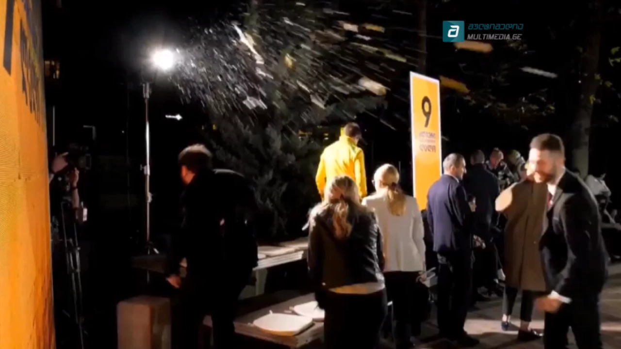 „ლელო-ძლიერი საქართველოს“ წევრებს კვერცხები ესროლეს.