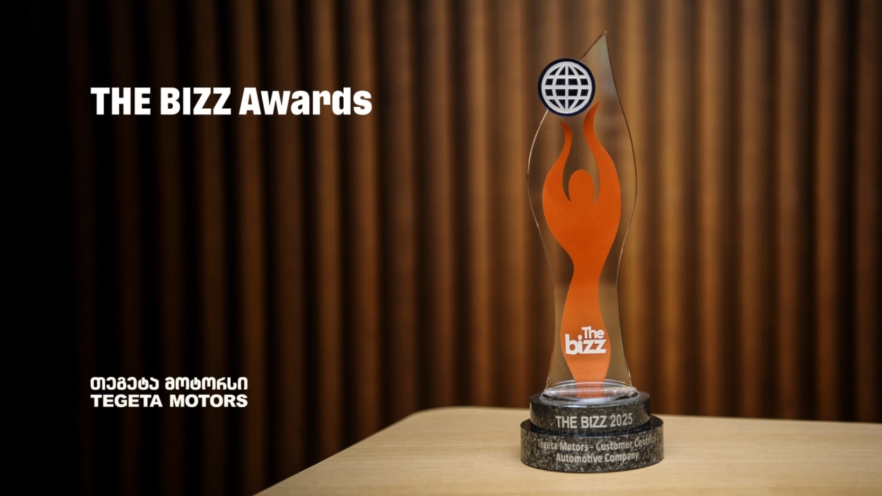 „თეგეტა მოტორსმა“ მომხმარებელზე ორიენტირებული სერვისის დანერგვისთვის THE BIZZ Awards-ის ჯილდო მიიღო