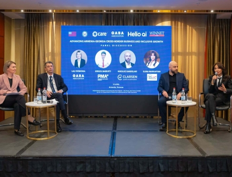 Premium Machinery Armenia ქართულ-სომხური ბიზნესასოციაციის პრეზენტაციაზე