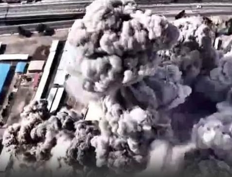 "თეირანზე დარტყმების ახალი ტალღის ფარგლებში, ირანის ისლამური რევოლუციის გუშაგთა კორპუსის მთავარ შტაბს დავარტყით"