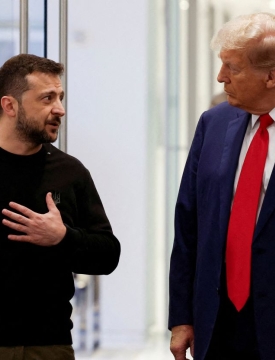 "დიდი პატივი იყო უკრაინის პრეზიდენტ ზელენსკისთან შეხვედრა. ბევრი რამ განვიხილეთ. შეხვედრამ ძალიან კარგად ჩაიარა!"