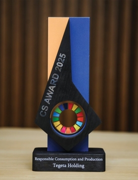 CS AWARD 2025 - „თეგეტა“ ნომინაციაში - „მდგრადი მოხმარება და წარმოება“ გამარჯვებულია