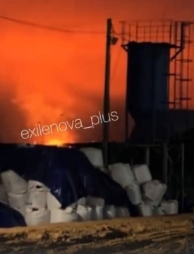 გვიან ღამით ლენინგრადის ოლქში უსტ-ლუგის პორტი დაიბომბა