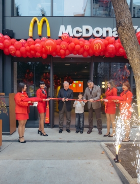 McDonald’s დადიანზე  - თბილისში კიდევ ერთი რიგით 21-ე ახალი რესტორანი გაიხსნა
