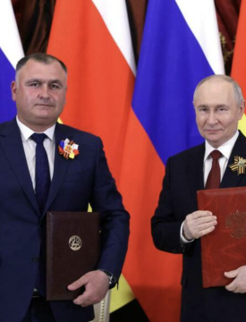 რუსული მედიის ცნობით, პუტინმა ოკუპირებულ ცხინვალთან „მოკავშირეობრივი თანამშრომლობის გაღრმავების შესახებ“კანონს ხელი მოაწერა