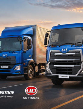 ნაკლები ხარჯი თითო კილომეტრზე - „თეგეტამ“ Bridgestone-ის ფასი კილომეტრზე (PPK) მოდელი და იაპონური UD Trucks წარადგინა