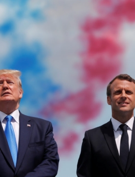 "დავურეკე მაკრონს, რომელსაც ცოლი ცუდად ექცევა და ყბაში დარტყმისგან სრულად გონს არ მოსულა და ვუთხარი..."