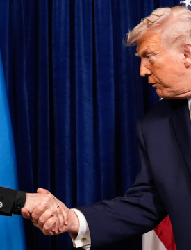 „ჩვენ ერთი სურვილი გვაქვს, რომლის გადაცემაც პრეზიდენტი ტრამპისთვის გვინდა - ეს ყველა უკრაინელის სურვილია..."