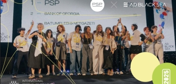 PSP რეკლამის ყოველწლიურ საერთაშორისო ფესტივალზე “Ad Black Sea 2025“ 18 ჯილდოს მფლობელი გახდა
