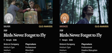 PSP-ს კამპანიის „ჩიტებს ფრენა არ ავიწყდებათ“ კიდევ ერთი საერთაშორისო აღიარება - CLIO Awards-ის 2 ჯილდო მოიპოვა